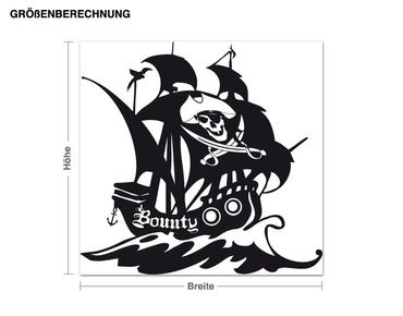 Wall sticker - Pirate Ship Bounty