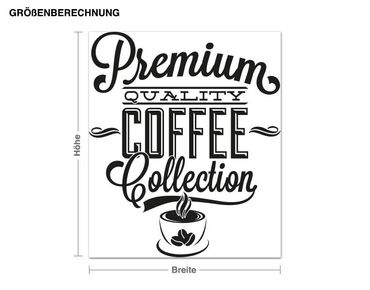 Wall sticker - Premium Coffee