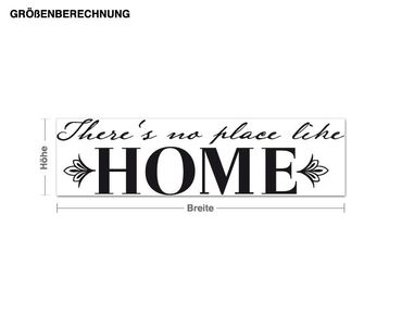 Wall sticker - There is no place like home