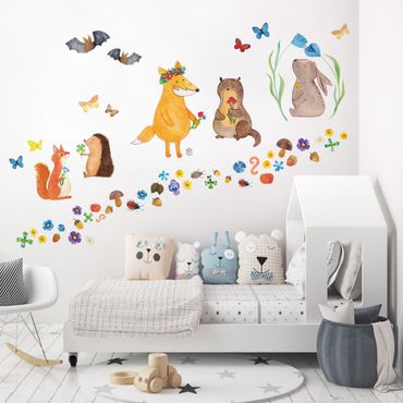Wall sticker - Mr. & Mrs. Panda - Forest Dwellers and Little Friends