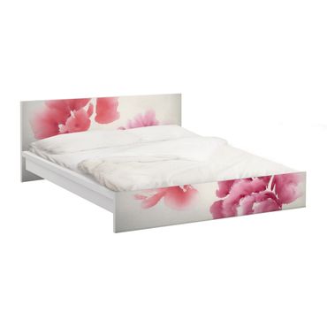 Adhesive film for furniture IKEA - Malm bed 160x200cm - Artistic Flora II