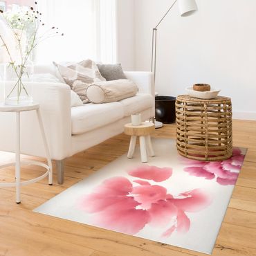 Vinyl Floor Mat - Artistic Flora II - Landscape Format 3:2