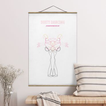 Fabric print with poster hangers - Film Poster Dirty Dancing