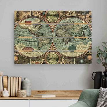 Print on wood - The Old World