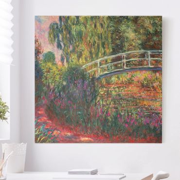 Canvas print - Claude Monet - Japanese Bridge In The Garden Of Giverny