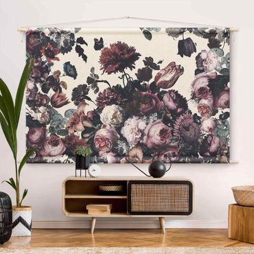 Tapestry - Old Masters Flower Rush With Roses Bouquet