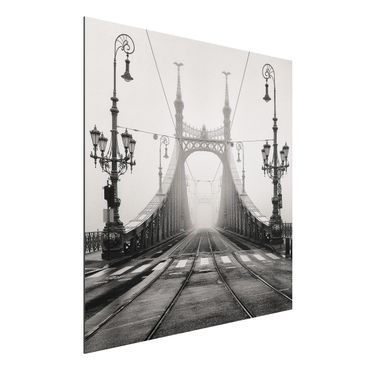 Print on aluminium - Bridge in Budapest