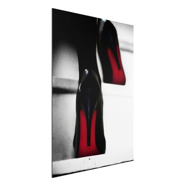 Print on aluminium - High Heels In Red