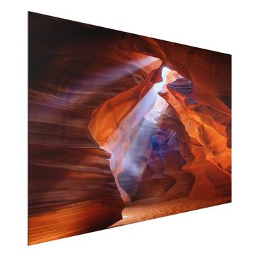 Print on aluminium - Play Of Light In Antelope Canyon