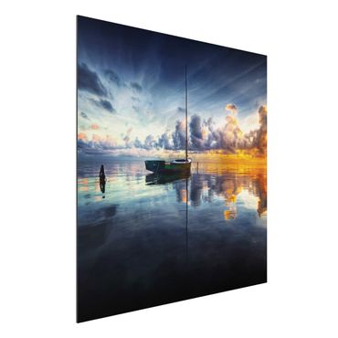 Print on aluminium - Time For Reflection