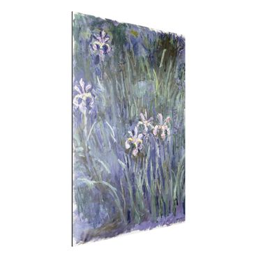 Print on aluminium - Claude Monet - Iris