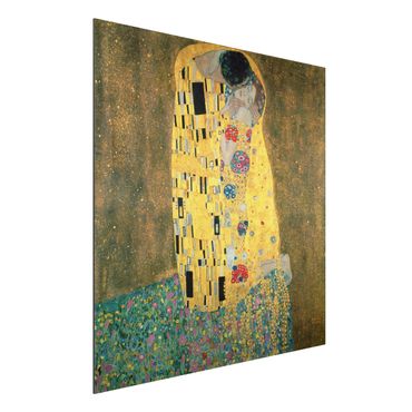 Print on aluminium - Gustav Klimt - The Kiss