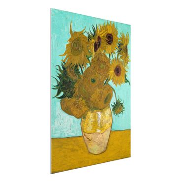 Print on aluminium - Vincent van Gogh - Sunflowers