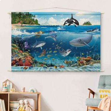 Tapestry - Animal Club International - Underwater World With Animals