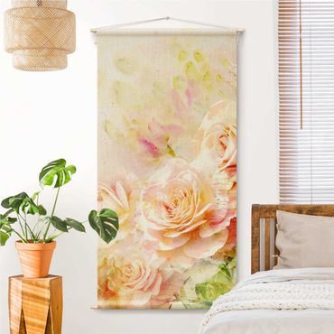 Tapestry - Watercolour Rose Composition