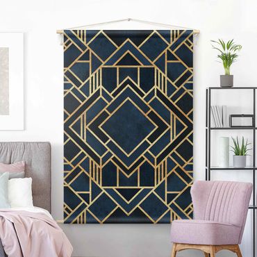 Tapestry - Art Deco Gold