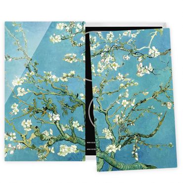 Glass stove top cover  - Vincent Van Gogh - Almond Blossoms