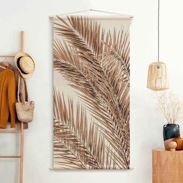 Tapestry - Bronze Coloured Palm Fronds