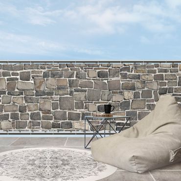 Balcony privacy screen - Quarry Stone Wallpaper Natural Stone Wall