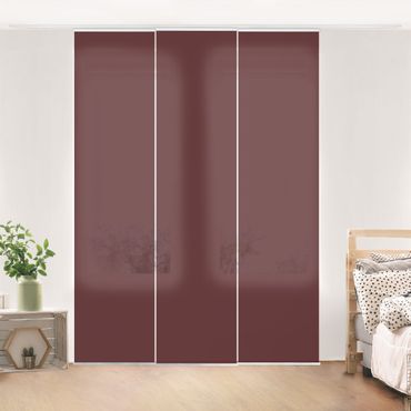 Sliding panel curtain - Burgundy