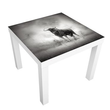 Adhesive film for furniture IKEA - Lack side table - Staring Wildebeest