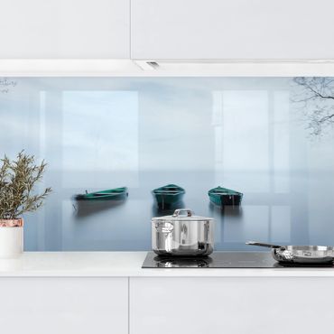 Kitchen wall cladding - Calmness On The Lake