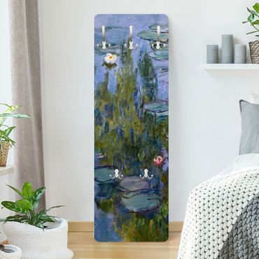 Coat rack modern - Claude Monet - Water Lilies (Nympheas)