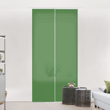 Sliding panel curtain - Colour Dark Green