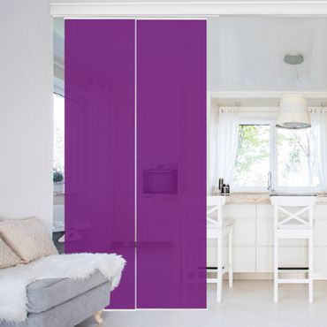 Sliding panel curtain - Colour Purple