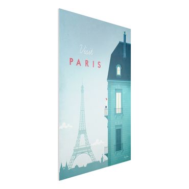 Print on forex - Travel Poster - Paris