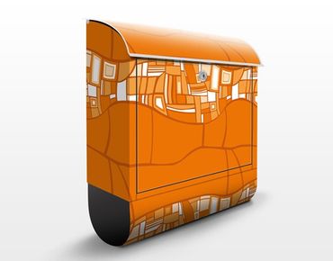 Letterbox - Abstract Ornament Orange