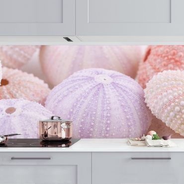Kitchen wall cladding - Sea Urchin In Pastel