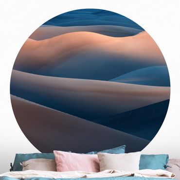 Self-adhesive round wallpaper - The Colours Of The Desert