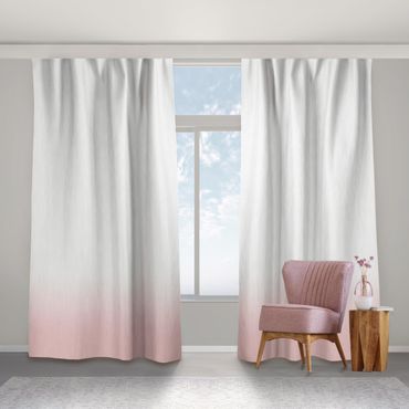 Curtain - Dip Dye Pale Pink
