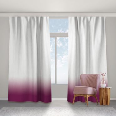 Curtain - Dip Dye Fuchsia
