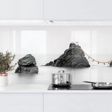 Kitchen wall cladding - Meoto Iwa -  The Married Couple Rocks