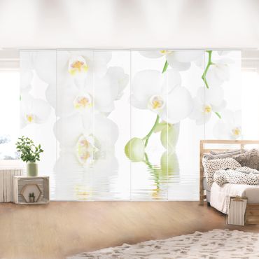 Sliding panel curtains set - Wellness_Orchidee