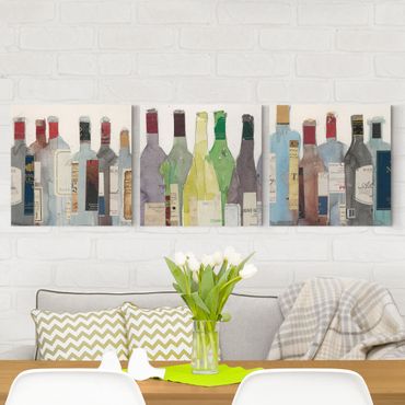 Print on canvas - Wine & Spirits Set I
