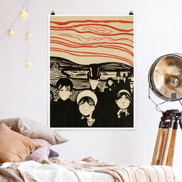 Poster art print - Edvard Munch - Anxiety