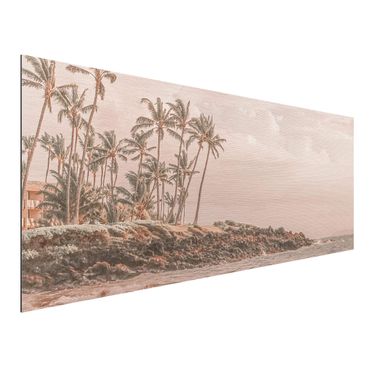 Print on aluminium - Aloha Hawaii Beach