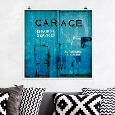Poster - Garage Door