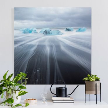Print on canvas - Frozen Landscape