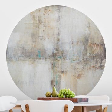 Self-adhesive round wallpaper - Essence I