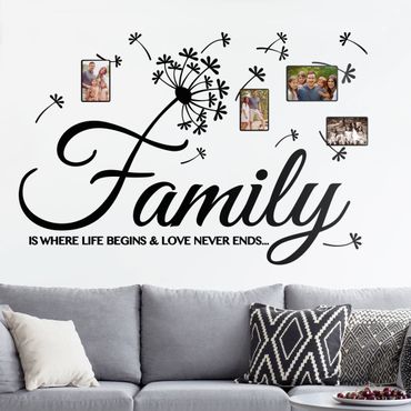 Wall sticker - Family Life Love