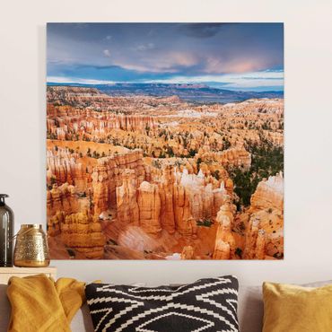 Print on canvas - Blaze Of Colour Of The Grand Canyon