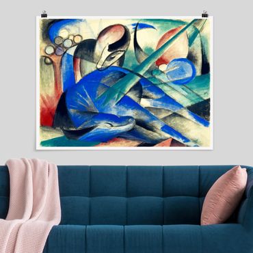 Poster - Franz Marc - Dreaming Horse