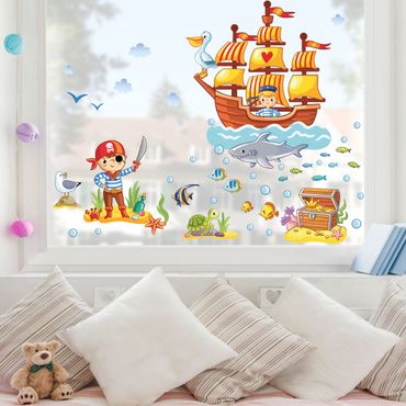 Window sticker - Underwater World - Pirates Set