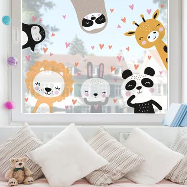 Window sticker - Safari Animal Set