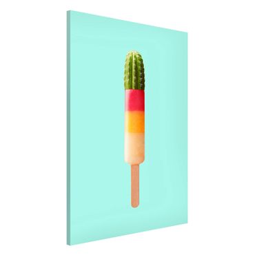 Magnetic memo board - Popsicle With Cactus