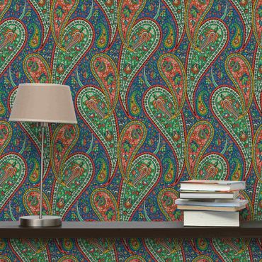 Wallpaper - Filigree Paisley Design